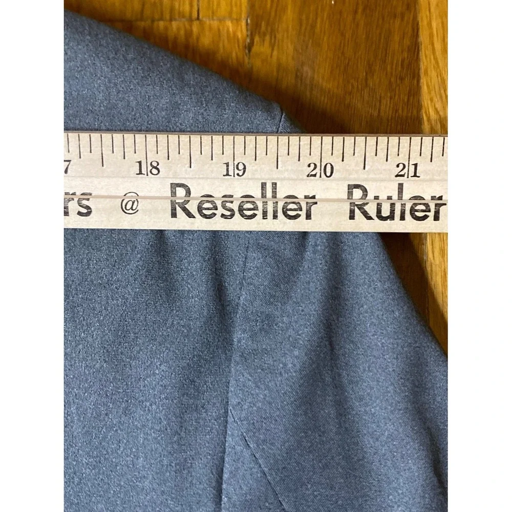 Twillory Performance Blazer Jacket Mens 44R Gray Stretch Cool Tech Sport Coat